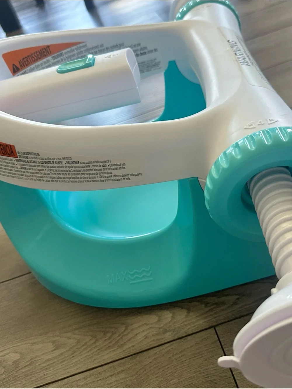 Ingenuity Teal Suction Bath Seat for Kids